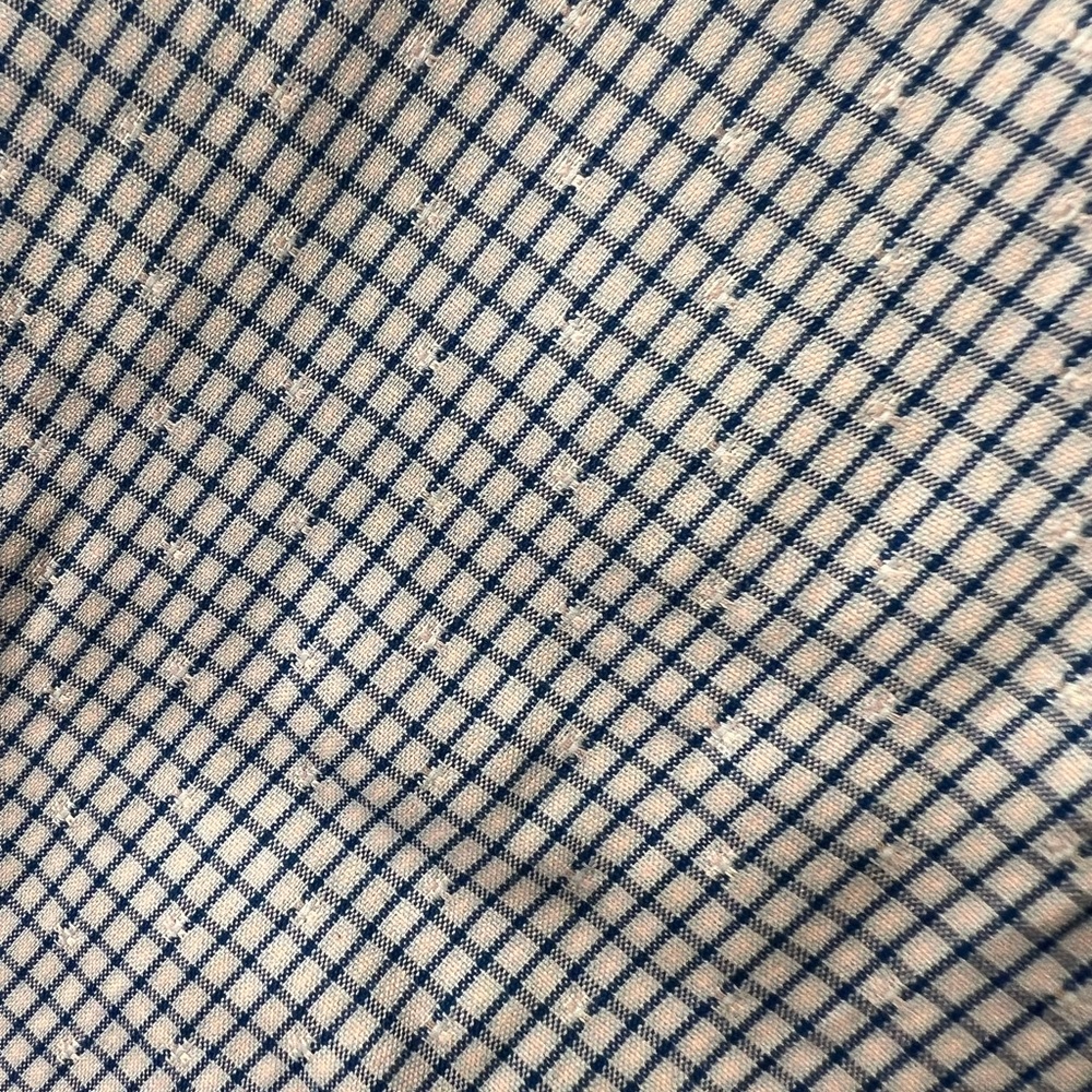 PINK brand men’s slim fit dress shirt (15-1/2 collar) blue/pink/white check - Picture 5 of 5